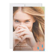 Chic Peach Stänk Photo Studentfest