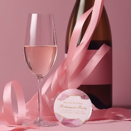 Chic Pension Party Rosa Guld Agate Anpassningsbar Flasköppnare