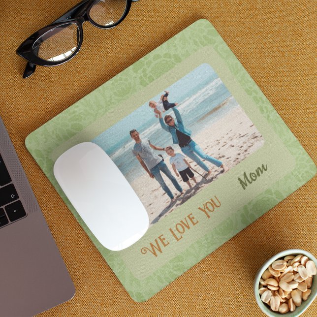 Chic Personlig Foto Text Mor Day Gift Musmatta (Skapare uppladdad)