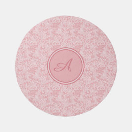 Chic Personlig Rosa Area Matta