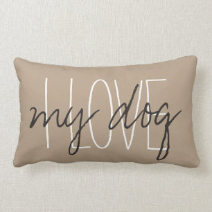 CHIC PILLOW_ " ÄLSKAR JAG… min hund ", Lumbarkudde