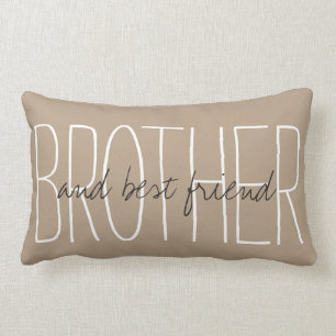 CHIC PILLOW_ " BRODER… och bästa vän… ", Lumbarkudde
