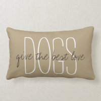 CHIC PILLOW_ " HUND"… ge den bäst kärleken. ",