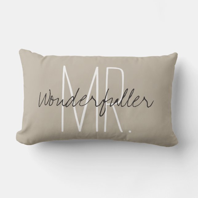 CHIC PILLOW_MR… Wonderfuller ", Lumbarkudde (Framsida)