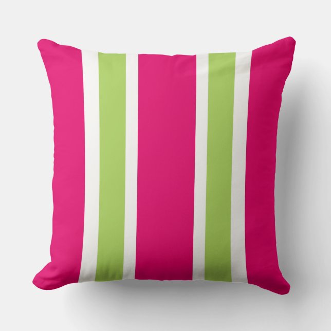 CHIC PILLOW_PRETTY 561 HOADE RANDAR FÖR GRÖNT KUDDE (Framsida)