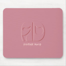 Chic Pink Universe Brand skrivbordsmatta Musmatta