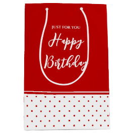 Chic Polka Dot Red White-bakgrund