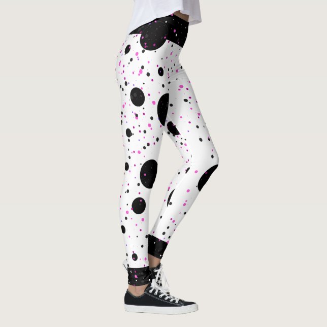 Chic Polka Dot Stil Leggings (Höger)