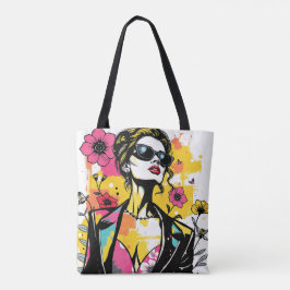 Chic Pop Blommig Duett Tygkasse
