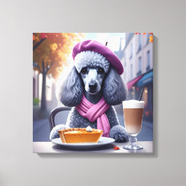 Chic Pudel (Pumpkin Paj och Pumpkin Spice Latte) Canvastryck