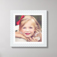 Chic Quatrefoil Anpassningsbar Färg-familjfoto