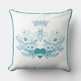 Chic Queen Bee | Krona Bee Dekorativ kudde