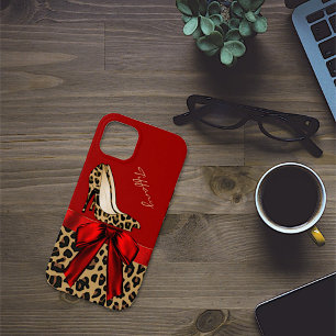 Chic Red & Jaguar Print