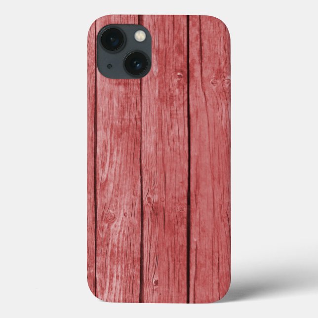 Chic Red Rustic Wood (Baksida)