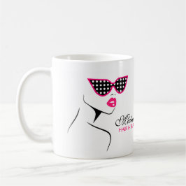 Chic Retro Black Rosa Polka Dot Sunglasses Beauty Kaffemugg