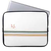Chic Retro Rand Monogram Laptop sleeve