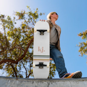 Chic Retro Rand Monogram Mini Skateboard Bräda 18,5 Cm