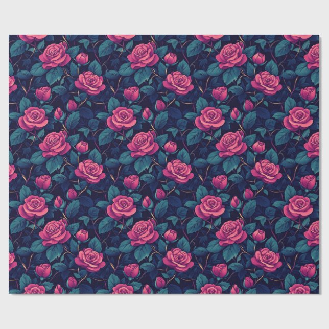 Chic Ro Botaniskt skrotningssystem Pappert Presentpapper (Platt)