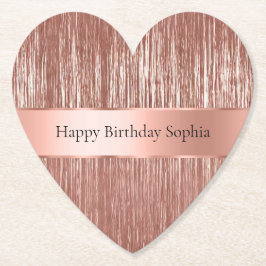 Chic Ro Glam Tinsel Rand jul Underlägg Papper