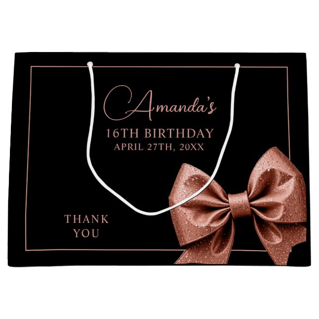Chic Ro Glitter Bow Sweet 16 Birthday (Framsidan)