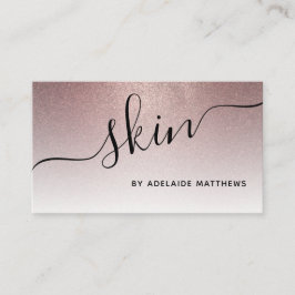 Chic Ro Glitter Esthetician Skin care Visitkort