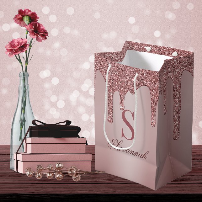 Chic Ro Glitter Guld Drives Gnistra Monogram (Skapare uppladdad)
