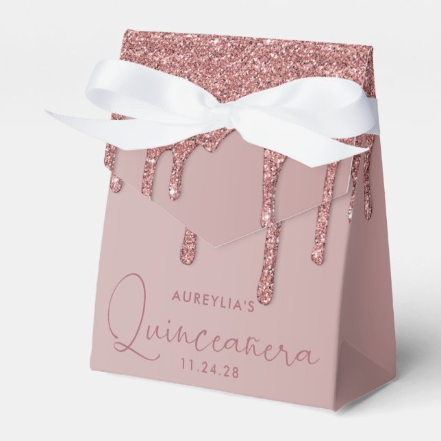 Chic Ro Gnistra Glitter Drives Quinceanera Presentaskar (Framsidan Sidan)