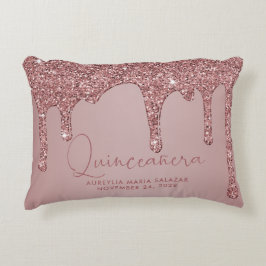 Chic Ro Gnistra Glitter Drives Quinceanera Prydnadskudde