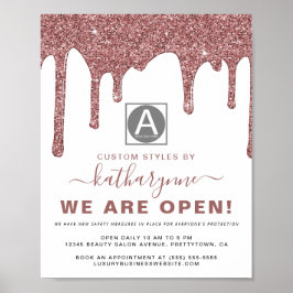 Chic Ro Gnistra Guld Glitter Drives Business Poster