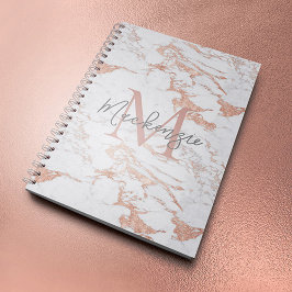 Chic Ro Gold Foil Marble Monogram