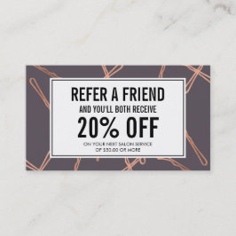 Chic Ro Guld Bobby Stift om hänskjutningskort för Rabattkort