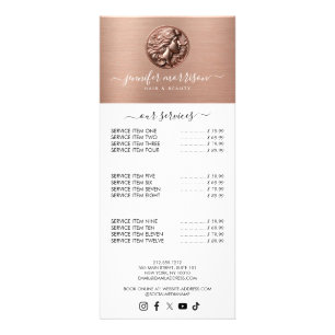 Chic Ro Guld Cameo Beauty, Hair, Skincare Reklamkort