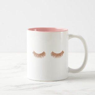 Chic Ro Guld Eyelash Coffee Mugg