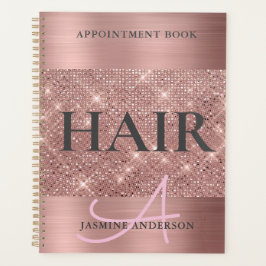 Chic Ro Guld Foil Hair Möte Bok