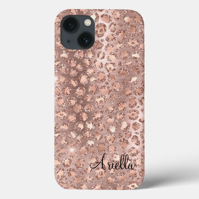 Chic Ro Guld Glitter Leopard (Baksida)