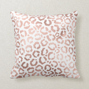 Chic Ro Guld Leopard Cheetah Animal Print Kudde