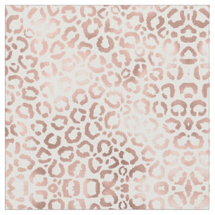 Chic Ro Guld Leopard Cheetah Animal Print Tyg