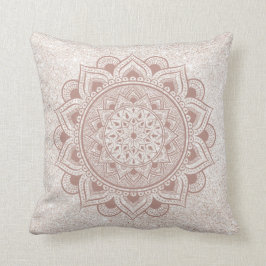 Chic Ro Guld om Mandala Yoga Glitter Modern Yogi Kudde