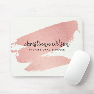 CHIC RO GULD ROSA BRUSH STROKKALLIGRAFI MUSMATTA