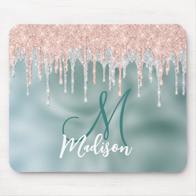 Chic ro  mint droppe monogram musmatta (Framsidan)