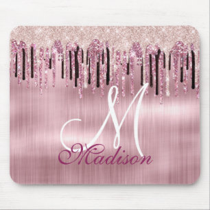 Chic ro rosa droppmonogram musmatta