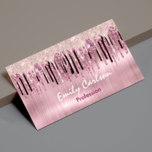 Chic ro rosa - droppning magnetiska visitkort