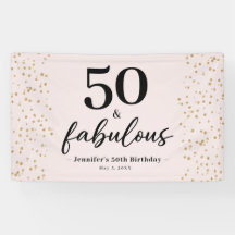 Chic Rosa 50 och Fabulous 50:e födelsedagen