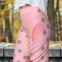 Chic Rosa Atomic Vortex Mönster