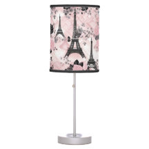 Chic Rosa Black & White Eiffel Torn Paris Fransk