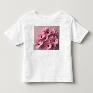 Chic rosa blommigt vattenfärgsmöhippa t shirt