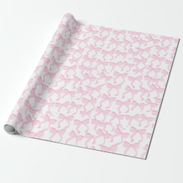 Chic Rosa Bows Presentpapper
