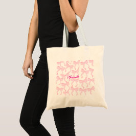 Chic Rosa Bows Tygkasse