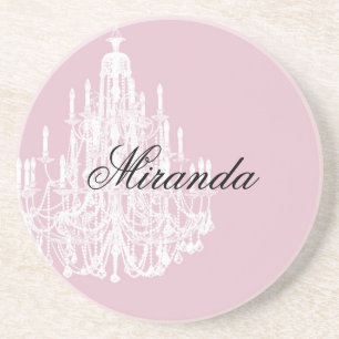 Chic Rosa Chandelier Underlägg