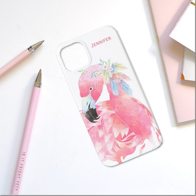 Chic Rosa Flamingo Anpassningsbar (Skapare uppladdad)